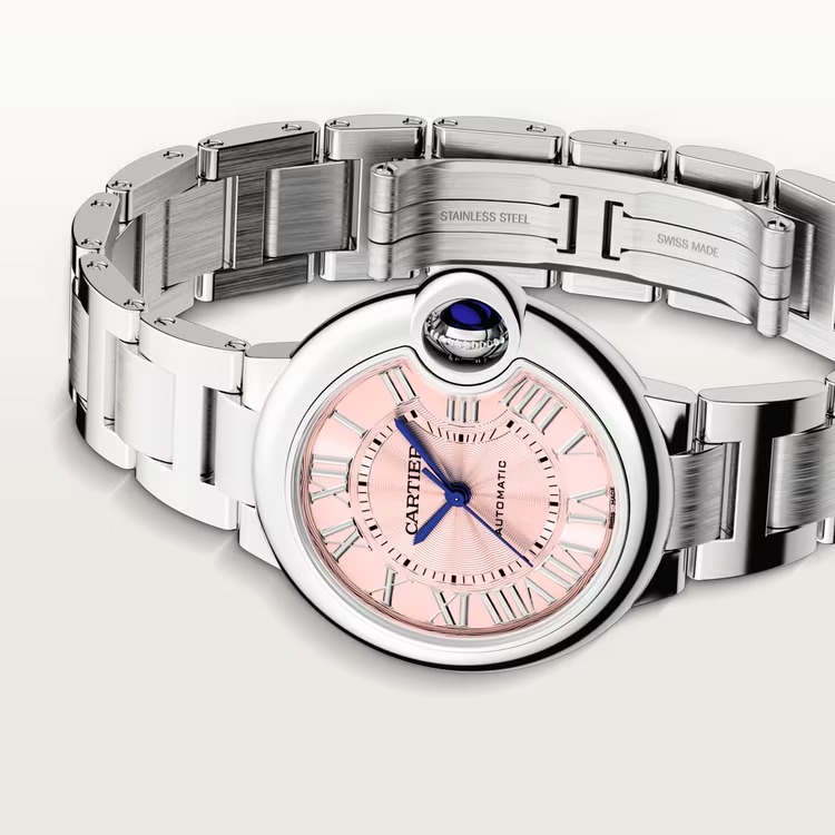 【Super Clone】BALLON BLEU Pink Dial 33mm