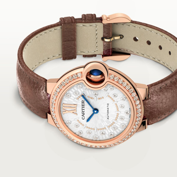 【Super Clone】BALLON BLEU Diamond Rose Gold 33mm