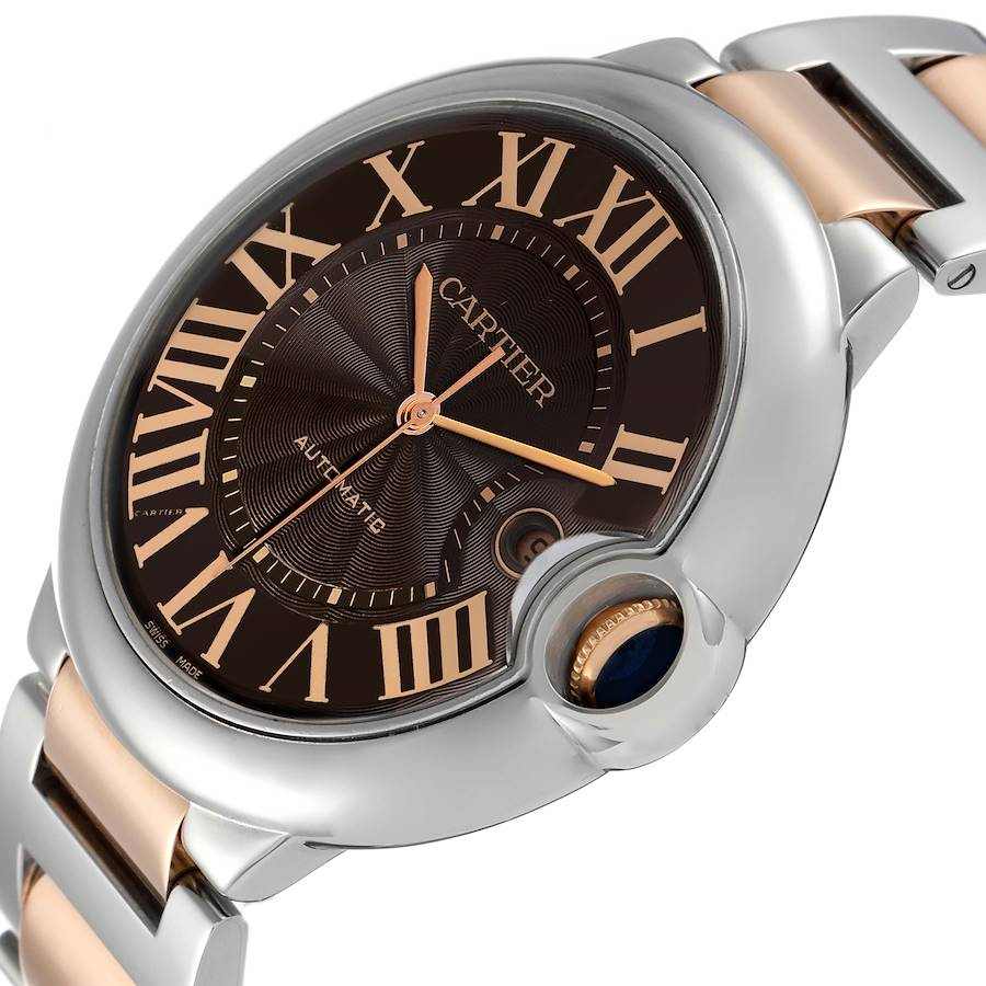 【Super Clone】BALLON BLEU Rose Gold Mix Chocolate 42mm