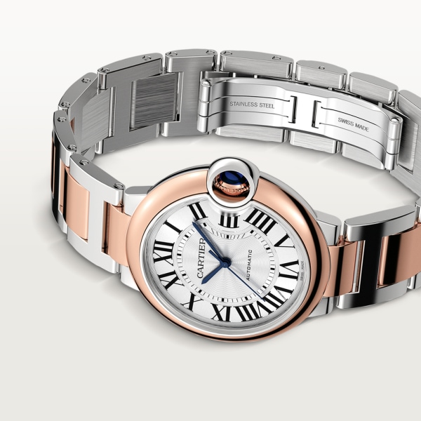 【Super Clone】BALLON BLEU Rose Gold Mix 36mm