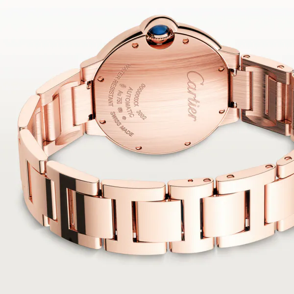 【Super Clone】BALLON BLEU Diamond Rose Gold 36mm