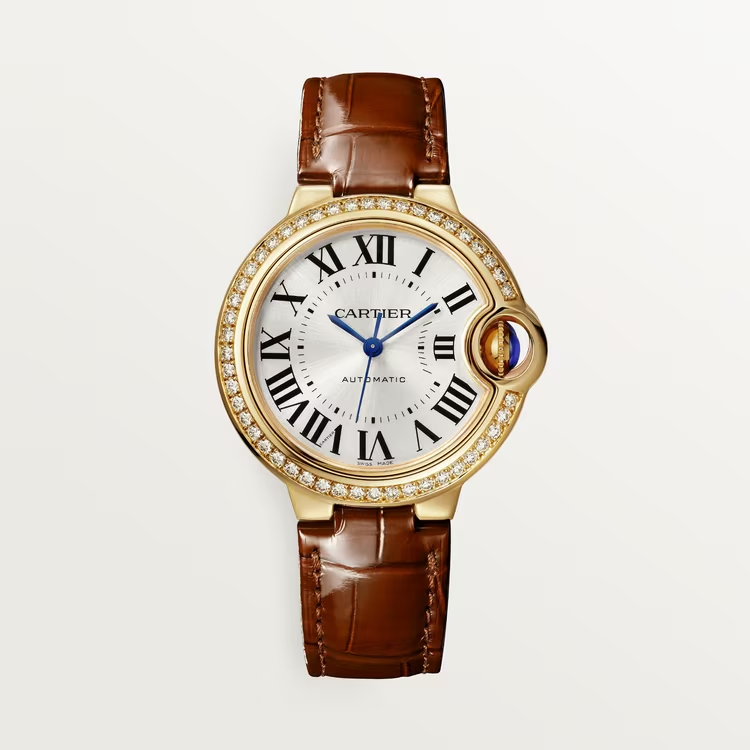 【Super Clone】BALLON BLEU Diamond Yellow Gold 33mm