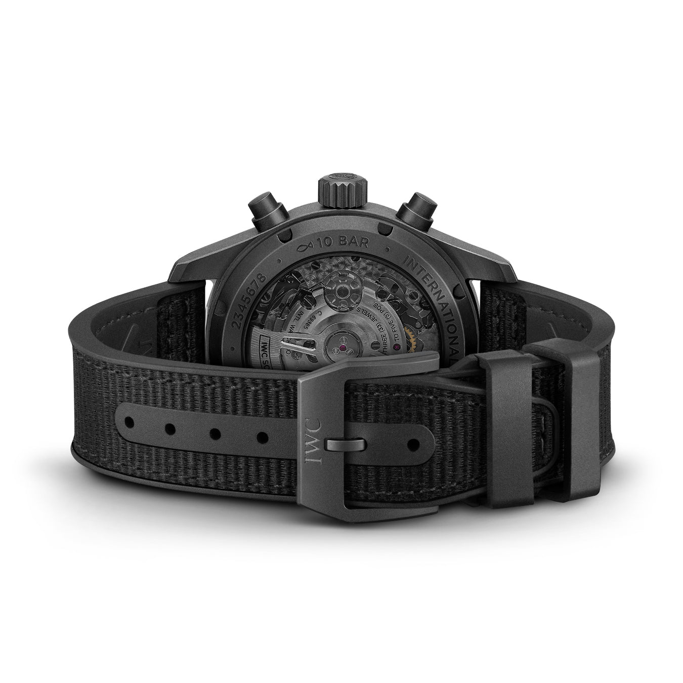 【Super Clone】【Top replica】IWC-Pilot's Watch Chronograph 41 TOP GUN Ceratanium (IW388106)