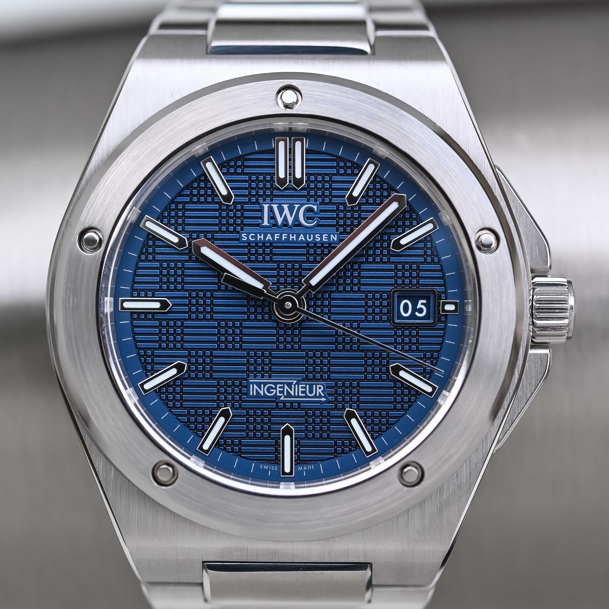 【Super Clone】IWC Ingenieur Perpetual Calendar 41mm MensWatch Blue IW328907