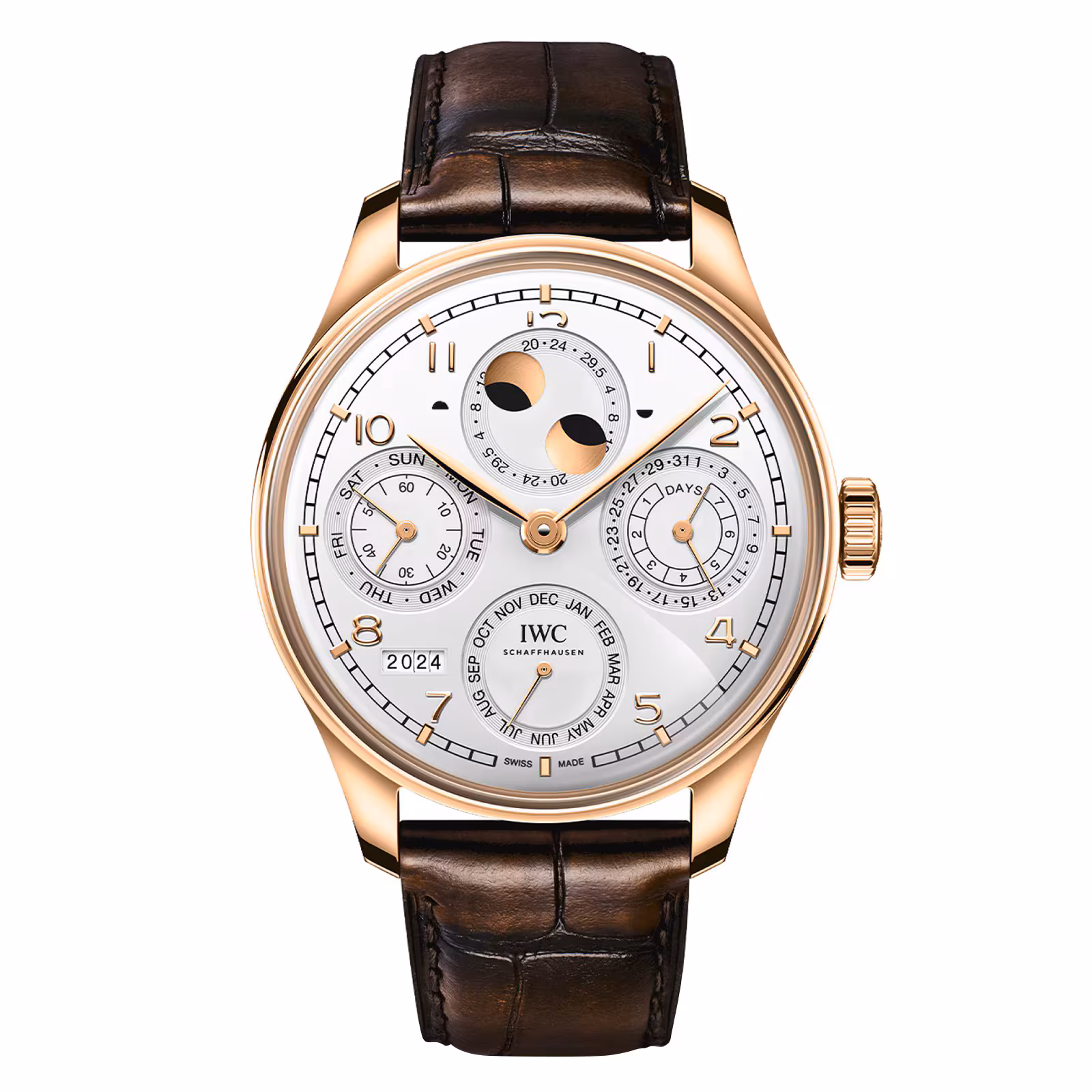 【Super Clone】IWC Portugieser Perpetual Calendar 44 Silver Moon IW503701