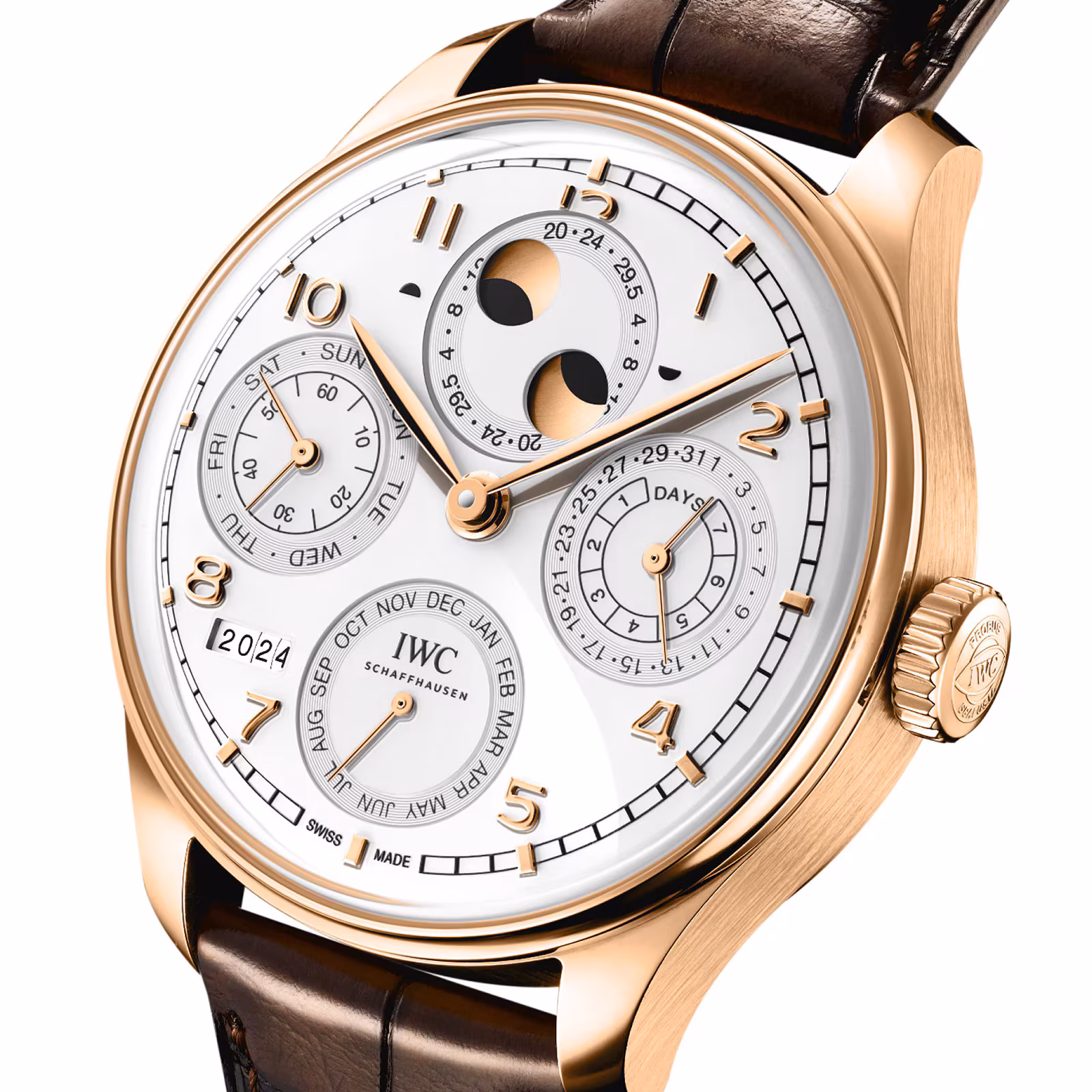 【Super Clone】IWC Portugieser Perpetual Calendar 44 Silver Moon IW503701