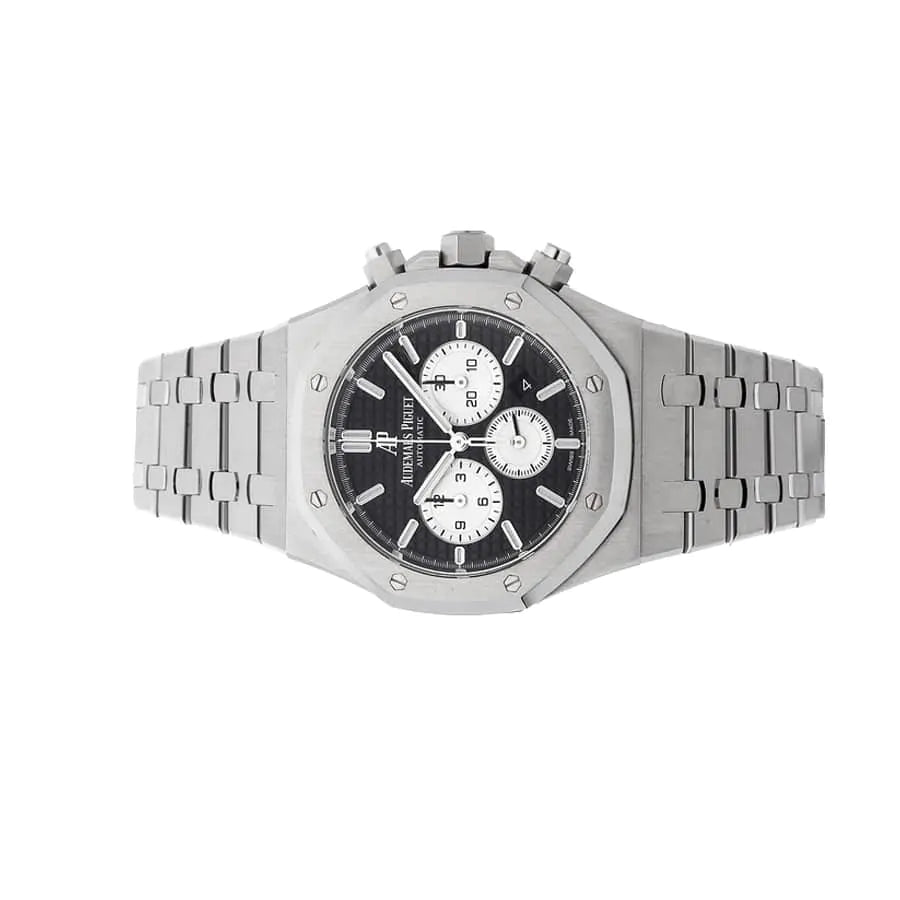 【Super Clone】Audemars Piguet Royal Oak Chronograph Watch-Black Dial 41mm