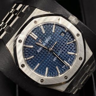 【Super Clone】Audemars Piguet Royal Oak Selfwinding Blue dial, 37mm, Stainless steel, 15450ST.OO.1256ST.03