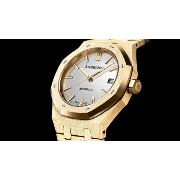 【Super Clone】Audemars Piguet Royal Oak Frosted Gold Selfwinding Ref. # 15454BA.GG.1259BA.02