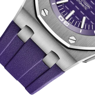 【Super Clone】Audemars Piguet Offshore Diver Purple Dial 42mm 15710ST.OO.A077CA.0