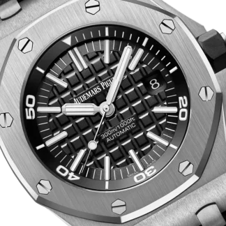 【Super Clone】Audemars Piguet OFFSHORE DIVER Black Dial 42mm 15710ST.OO.A002CA.01