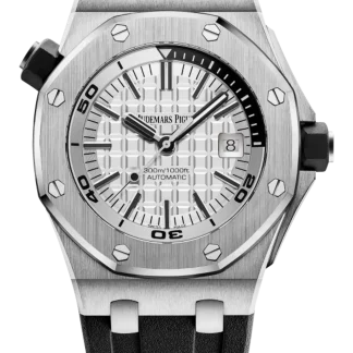 【Super Clone】Audemars Piguet Offshore Diver Siver-Toned Dial 42mm 15710ST.OO.A002CA.02