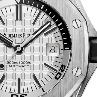 【Super Clone】Audemars Piguet Offshore Diver Siver-Toned Dial 42mm 15710ST.OO.A002CA.02