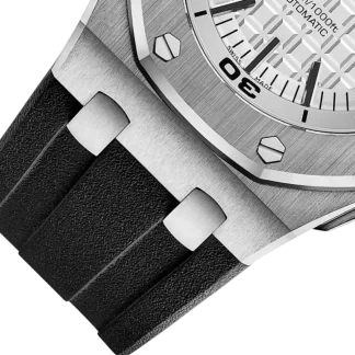 【Super Clone】Audemars Piguet Offshore Diver Siver-Toned Dial 42mm 15710ST.OO.A002CA.02