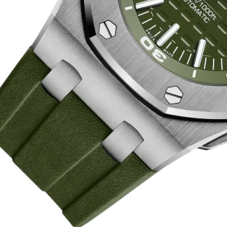 【Super Clone】Audemars Piguet OFFSHORE DIVER Khaki Dial 42mm 15710ST.OO.A052CA.01