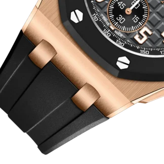 【Super Clone】Audemars Piguet OFFSHORE Pink Gold Anthracite Grey Dial CHRONOGRAPH 42mm 26238OK.OO.A002CA.01