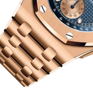 【Super Clone】Audemars Piguet  OFFSHORE Pink Gold Blue Dial CHRONOGRAPH 42mm 26238OR.OO.2000OR.01