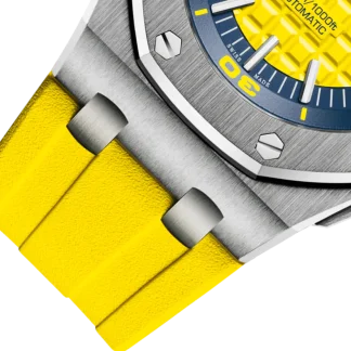 【Super Clone】Audemars Piguet OFFSHORE DIVER Yellow Dial 42mm 15710ST.OO.A051CA.01