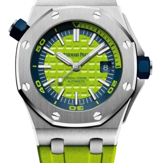 【Super Clone】Audemars Piguet OFFSHORE DIVER Green Dial 42mm 15710ST.OO.A038CA.01