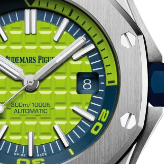 【Super Clone】Audemars Piguet OFFSHORE DIVER Green Dial 42mm 15710ST.OO.A038CA.01