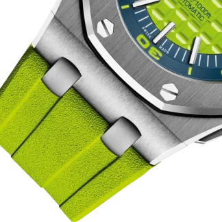 【Super Clone】Audemars Piguet OFFSHORE DIVER Green Dial 42mm 15710ST.OO.A038CA.01