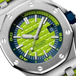 【Super Clone】Audemars Piguet OFFSHORE DIVER Green Dial 42mm 15710ST.OO.A038CA.01