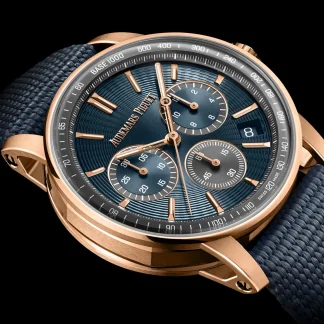 【Super Clone】Audemars Piguet Code 11.59 Blue Dial Blue Rubber Strap 41mm 26393OR.OO.A348KB.01