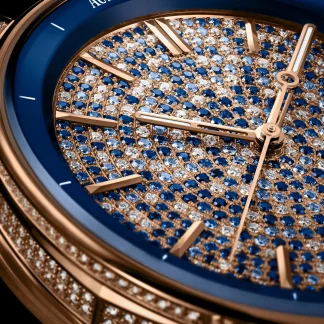 【Super Clone】Audemars Piguet Code 11.59 Selfwinding Pink Gold Blue Sapphires & Diamond Dial 38 mm | 77410OR.ZZ.D343CR.01