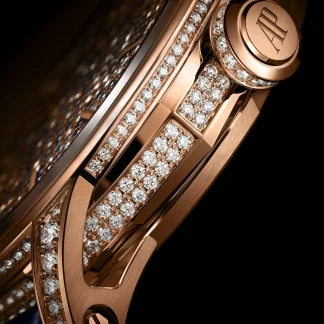 【Super Clone】Audemars Piguet Code 11.59 Selfwinding Pink Gold Blue Sapphires & Diamond Dial 38 mm | 77410OR.ZZ.D343CR.01