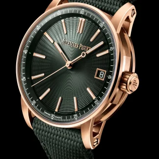 【Super Clone】Audemars Piguet Code 11.59 Selfwinding 41mm Pink Rose Gold Green Dial | 15210OR.OO.A056KB.01