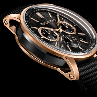 【Super Clone】Audemars Piguet Code 11.59 Black Dial Black Rubber Strap Watch 41mm 26393NR.OO.A002KB.02