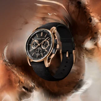 【Super Clone】Audemars Piguet Code 11.59 Black Dial Black Rubber Strap Watch 41mm 26393NR.OO.A002KB.02