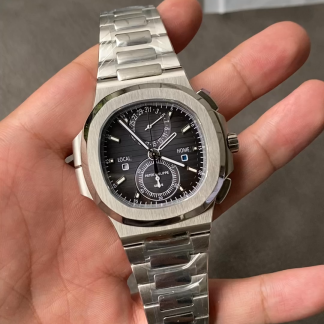 【Super Clone】Patek Philippe Nautilus Stainless Steel Black Dial 5990 1A 011