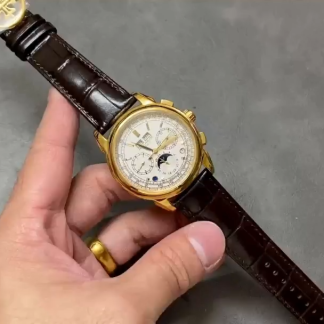 【Super Clone】Patek Philippe Grand Complications Perpetual Calendar Chronograph 5970J 001