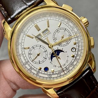【Super Clone】Patek Philippe Grand Complications Perpetual Calendar Chronograph 5970J 001