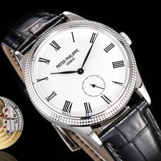【Super Clone】Replica Patek Philippe Calatrava 5119G 001 39MM White Gold Watch