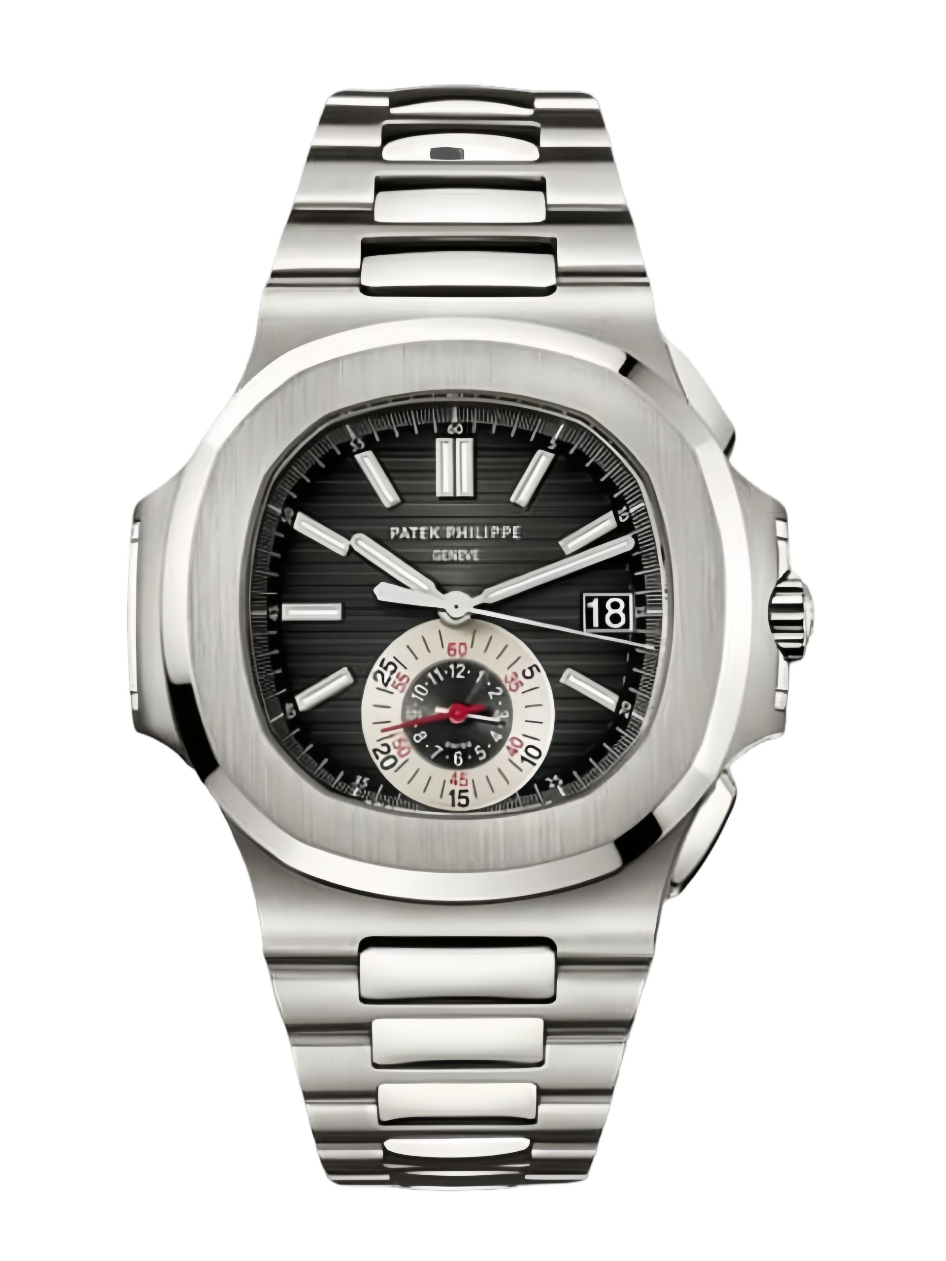 【Super Clone】Patek Philippe Nautilus Chronograph Stainless Steel Black Dial 5980 1A 014