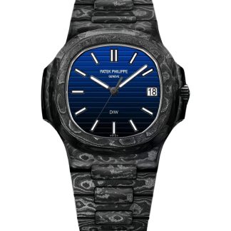 【Super Clone】Patek Philippe Nautilus Carbon Fiber Case Blue Dial 5711 40MM Watch