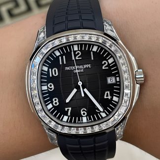 【Super Clone】Patek Philippe Aquanaut 5167 300G 010 Black & Green & Brown 40mm