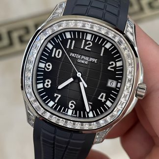 【Super Clone】Patek Philippe Aquanaut 5167 300G 010 Black & Green & Brown 40mm