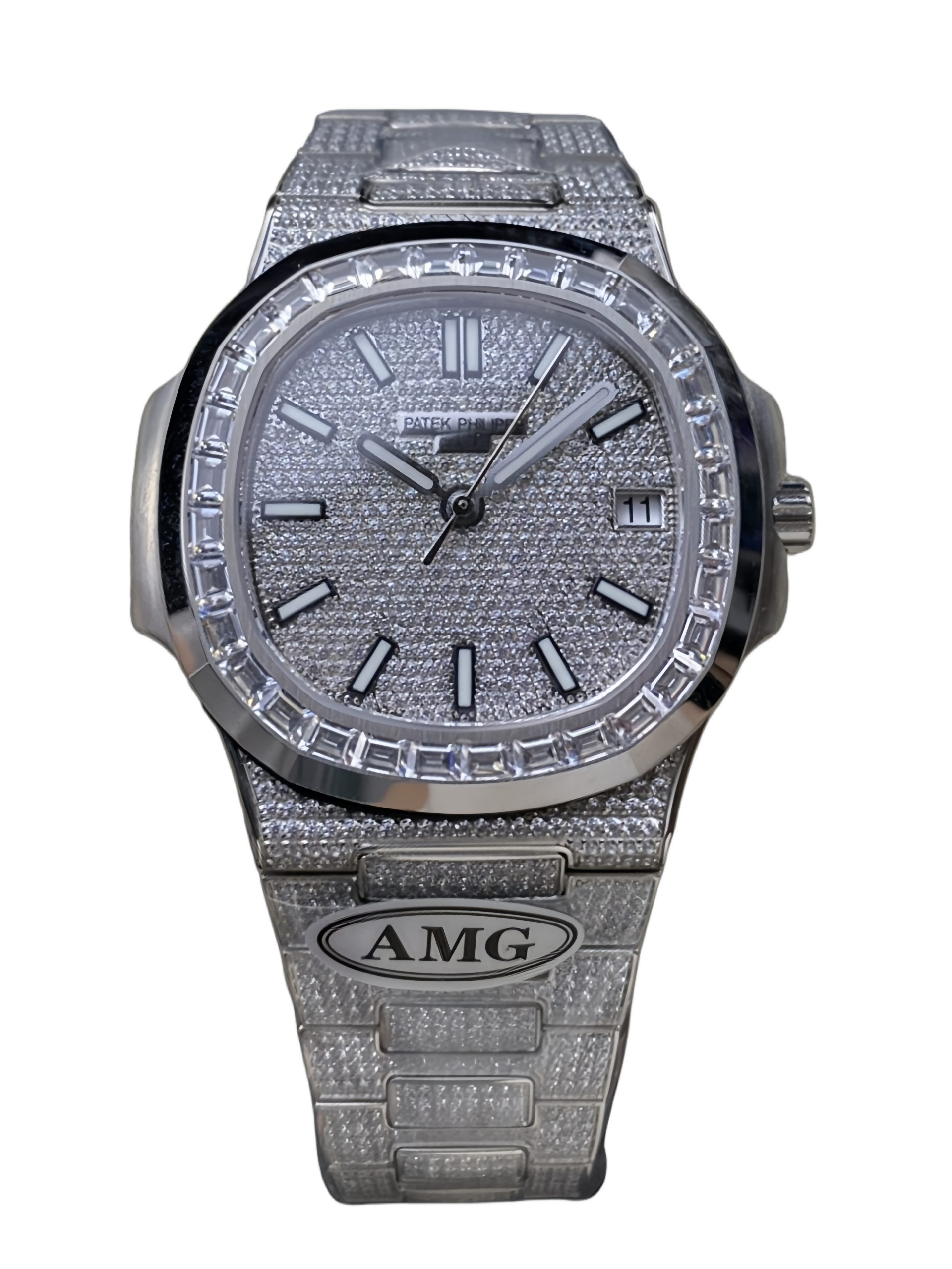 【Super Clone】Patek Philippe Nautilus Diamond 5711 40mm & 35mm Replica Watch