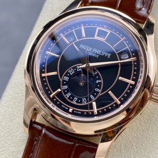 【Super Clone】Replica Patek Philippe Complications Rose Gold 5205R 011 40mm Mens Watch