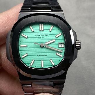 【Super Clone】Patek Philippe Nautilus 5711 AET Green Dial Black Ceramic 40mm Men's Watch