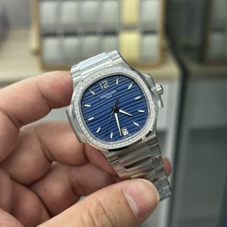 【Super Clone】Patek Philippe Nautilus Ladies Stainless Steel Blue Dial 7118 1200A 001 35mm