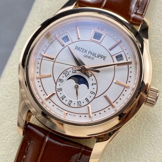 【Super Clone】Replica Patek Philippe Complications Rose Gold 5205R 001 40mm Mens Watch