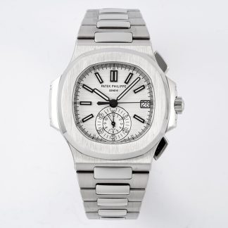 【Super Clone】Patek Philippe Nautilus Chronograph Date Stainless Steel 5980 1A 019