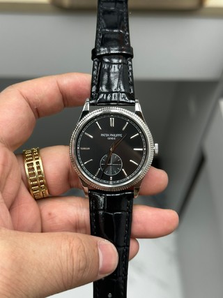 【Super Clone】Patek Philippe Calatrava White Gold 6119G 001 Replica Watch