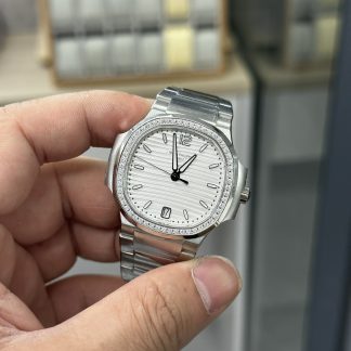 【Super Clone】Patek Philippe Nautilus Automatic Diamond White Dial 7118 1200A 010