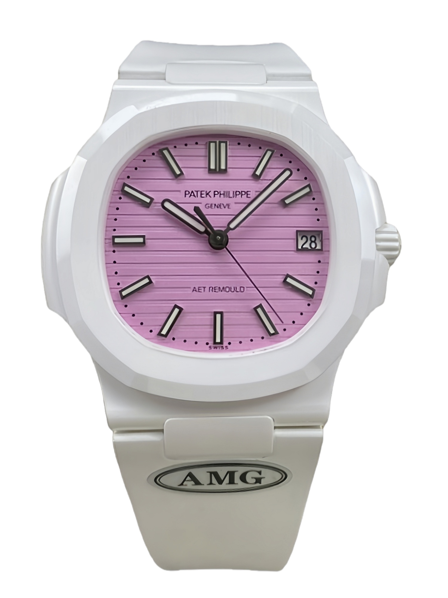 【Super Clone】Patek Philippe Nautilus Pink Dial 5711 40MM Watch