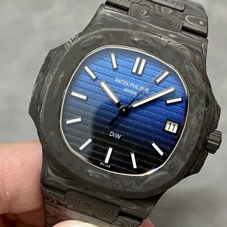 【Super Clone】Patek Philippe Nautilus Carbon Fiber Case Blue Dial 5711 40MM Watch